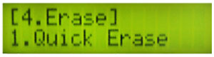 erase modes of hard disk drive duplicator include quick erase, full erase, and DoD erase