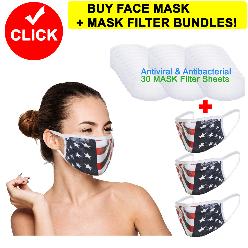 Black Washable Reusable Face Mask multi pack (15, 30, 50 PCS  display picture 2